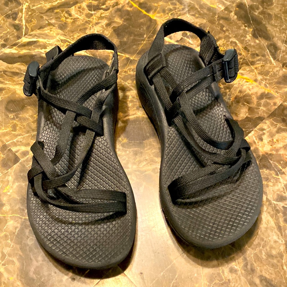 Black Women’s Size 7 Chacos, gently used. Great for hiking, walking, all-black